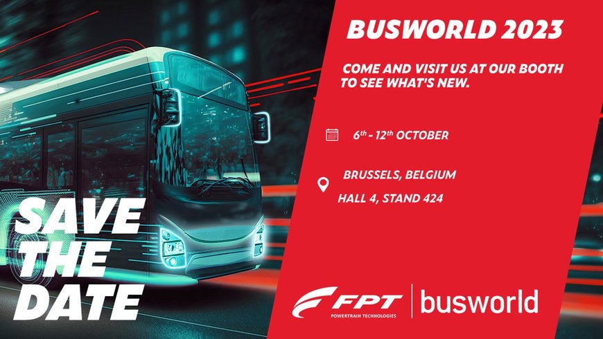 FPT INDUSTRIAL AT BUSWORLD TO PRESENT ITS SOLUTIONS FOR THE MOBILITY OF TOMORROW